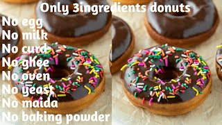 SOFT DONUT | SUGAR DONUT | How to make soft & good shape without donut cutter | Easy donuts recipe
