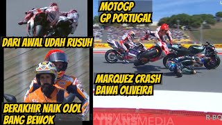 Apes Maruqez Crash Bawa Oliveira Dari Awal Udah Rusuh MotoGP