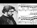 Busoni plays his own La Campanella arrangement [Sheet Music Comparison]