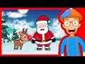 Christmas Songs for Kids with Blippi | Rudolph the Red Nosed Reindeer