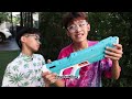 รีวิวปืนฉีดน้ำ ระบบออโต้ combat water gun