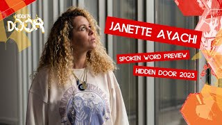 Janette Ayachi | Spoken Word Preview | Hidden Door 2023