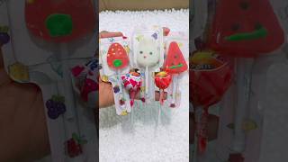 Hunting lollipop candy 🍭 in Styrofoam granules #reversevideo #shortvideo #jajanan