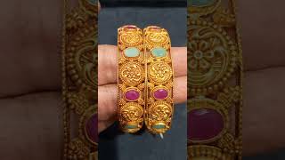 Ruby \u0026 Antique Bangles/gold/Diamond/boby chemmanur international jewellers