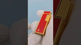 🇬🇧 "Red and Gold" Vintage lighter by John Sterling [1980s] 🇬🇧    #collection #lighter #discover