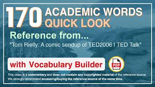 170 Academic Words Quick Look Ref from \