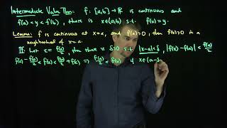 A Proof of the Intermediate Value Theorem