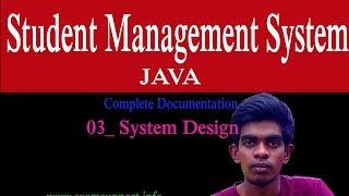 Student Management System - (lesson 03 - java)