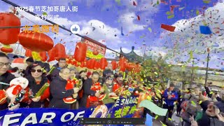 【视频】芝加哥唐人街蛇年春节亮灯仪式Chicago Chinatown Snake year Light Festival