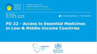 PD 22 - Access to Essential Medicines in LMICs