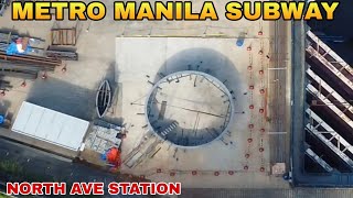 BUBUO NANAMAN NG BORING MACHINE/METRO MANILA SUBWAY NORTH AVENUE STATION UPDATE 02/23/2025