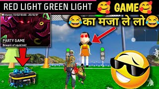 Squid game \u0026 Party Game Free Fire| Red light green light free fire Party Game red light green light