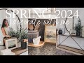 SPRING DECORATE WITH ME 2024 | NEUTRAL HOME DECOR FOR SPRING 2024 | DECORATE WITH ME FOR SPRING 2024