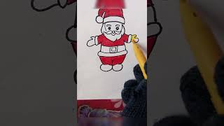 Santa Claus, draw santa claus step by step