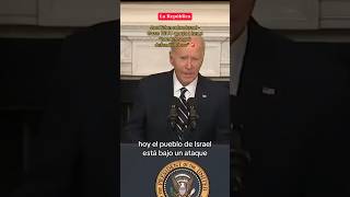 Joe BIDEN: "EE. UU. apoya a ISRAEL. Pueden seguir defendiéndose" #shorts #news