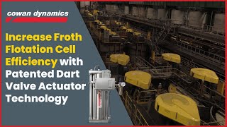 Increase Froth Flotation Cell Efficiency with Patented Dart Valve Actuator Technology