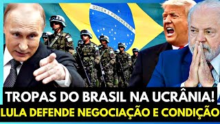 EUA QUEREM BRASIL E CHINA EM FORÇA DE PAZ NA UCRÂNIA! EUROPA REAGE!