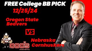 College Basketball Pick - Oregon State vs Nebraska Prediction, 12/25/2024 Free Best Bets \u0026 Odds