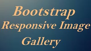 Bootstrap Image Gallery