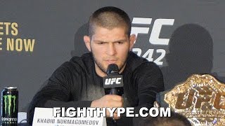 (WOW!) KHABIB REVEALS MCGREGOR BEGGED "DON'T KILL ME"; EXPLAINS WHY HE DOESN'T DESERVE A REMATCH