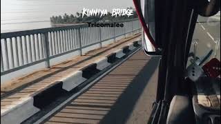 traveling to Trincomalee Trip 🔥👉🏼 kinniya Bridge🌉