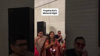 Prajakta Koli \u0026 Vrishank's DANCE At Their Mehendi Night 🥺 | #shorts #wedding | @MostlySane