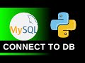 Connect To MySQL Using Python