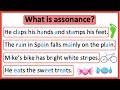 What is assonance? 🤔 | Assonance in English | Learn with examples