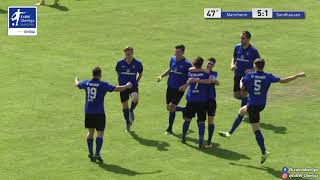 A-Junioren: 5:1 - Jann Germies - SV Waldhof Mannheim