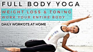 60-Minute Full Body YOGA WORKOUT For Strength, Toning & Flexibility