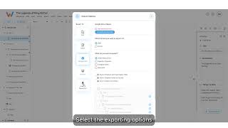 Exporting Your Manuscript