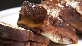 Bite into chocolate grilled cheese at Chocobar Cortes