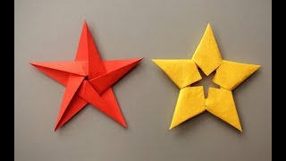 ABC TV | How To Make Paper Star Christmas Ornament - Origami Craft Tutorial