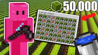 I Planted 50,000 Melons In Hardcore Minecraft (Biggest Farm Ever)
