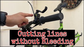 MAGURA BRAKESET INSTALLATION PART 1 | CUTTING LINES WITHOUT BLEEDING