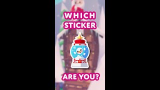 Tap the screen to see which Sticker you are!! ❄️☃️