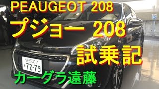 【カーグラ遠藤】第33回 プジョー208 試乗記 【PEUGEOT 208 ALLURE Cielo Pakage（アリウール シエロパッケージ）】