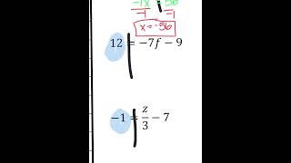 Unit 3 Notes 1 2 step equations