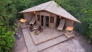 19Day Building A-Vision Bamboo Villa Use Ancient Tools