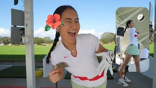 ISLAND GIRL TRIES GOLF...