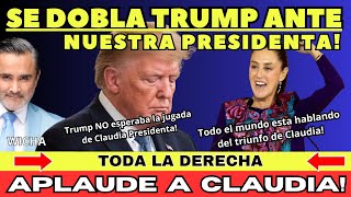 SE DOBLA TRUMP ANTE CLAUDIA! MÉXICO GANA