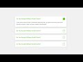 Q&A / FAQ Accordion Section Using HTML, CSS & JavaScript