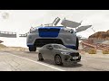 super giant police car vs bandit 😱 beamng.drive