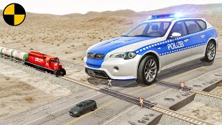 Super Giant Police Car vs Bandit 😱 BeamNG.Drive