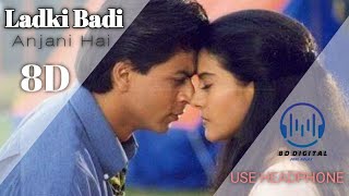 8D SONG | Ladki Badi Anjani | Shahrukh Khan & Kajol | kumar Sanu & Alka Yagnik | kuch kuch hota hai