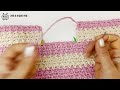 2편 시원한 세로 스트라이프 패턴 토트백 미니밀리 버전｜ 초보자용 실로 쉽게 떠보기｜｜how to knit u0026crochet mini milli stripe tote bag