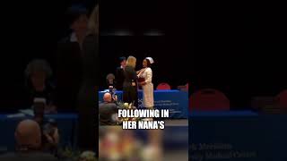 Little boy yells to his mom at her graduation ❤️