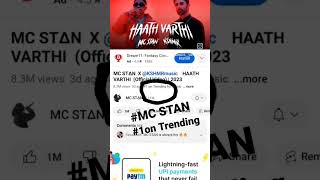 Mc stan #1on trending songs music 🎶 #sorts #song #mc