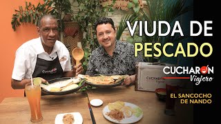 Viuda de pescado bocachico con \