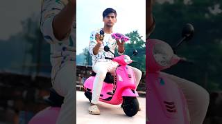 4x4 pink colour scooty ke sath RC kar ki unboxing 🚗🛵#car #scooty